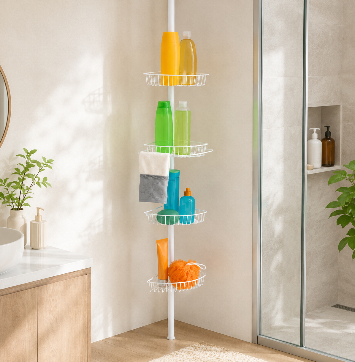 4-Tier Corner Shower Caddy