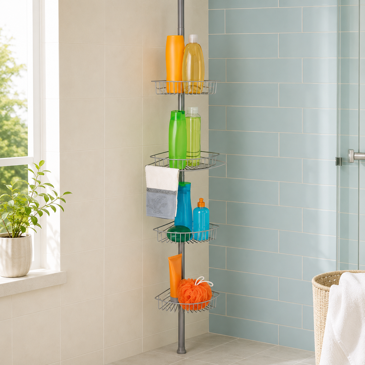 4-Tier Corner Shower Caddy