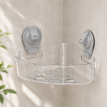 Corner Suction Shower Caddy