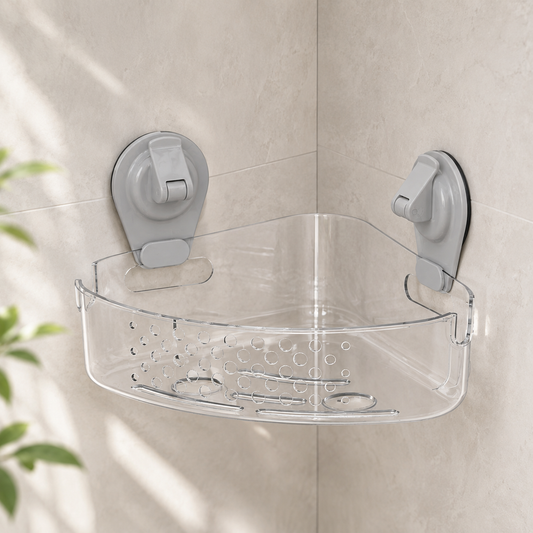 Corner Suction Shower Caddy